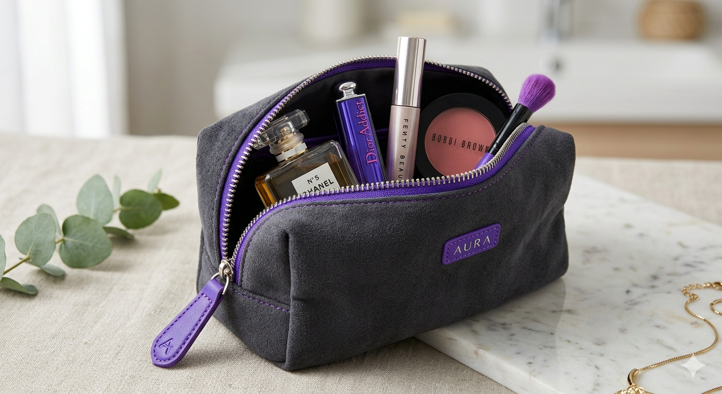 VelvetCloud Makeup Pouch
