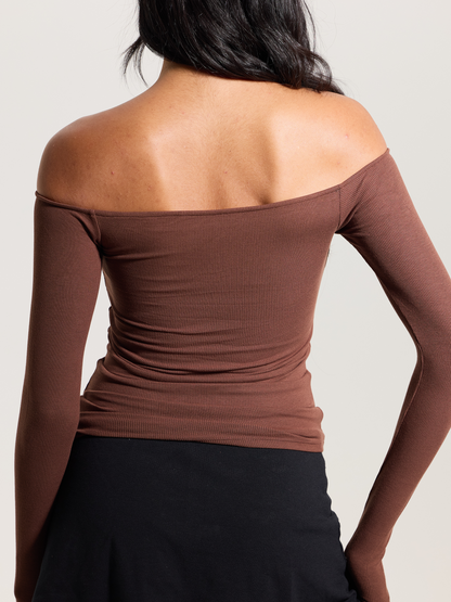 Nudea™ Braless Off the Shoulder Top