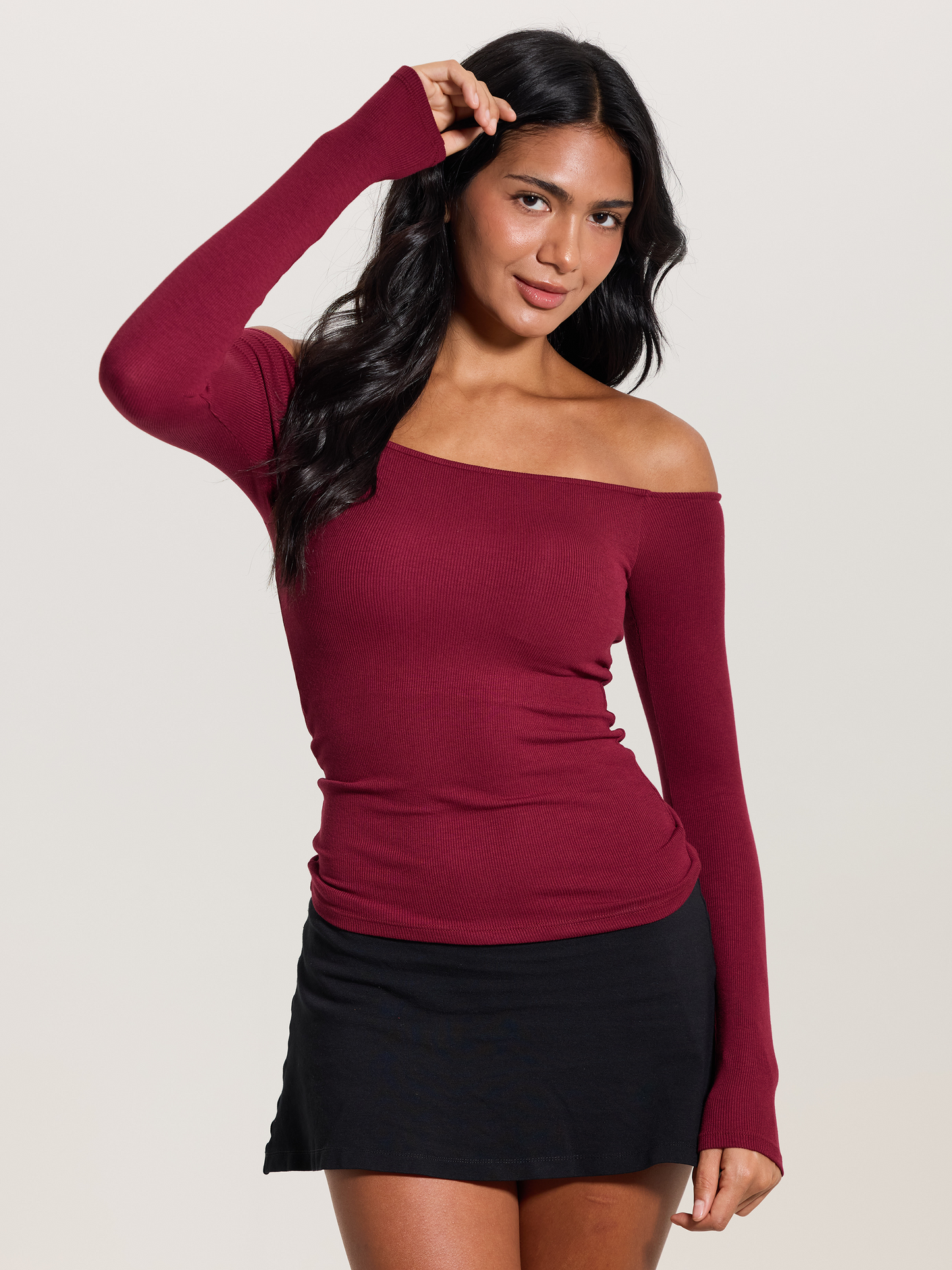Nudea™ Braless Off the Shoulder Top
