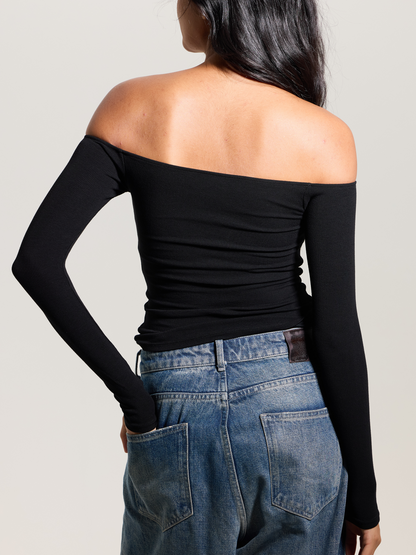 Nudea™ Braless Off the Shoulder Top