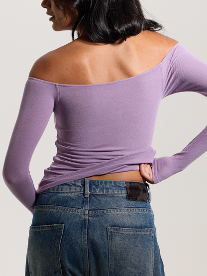 Nudea™ Braless Off the Shoulder Top