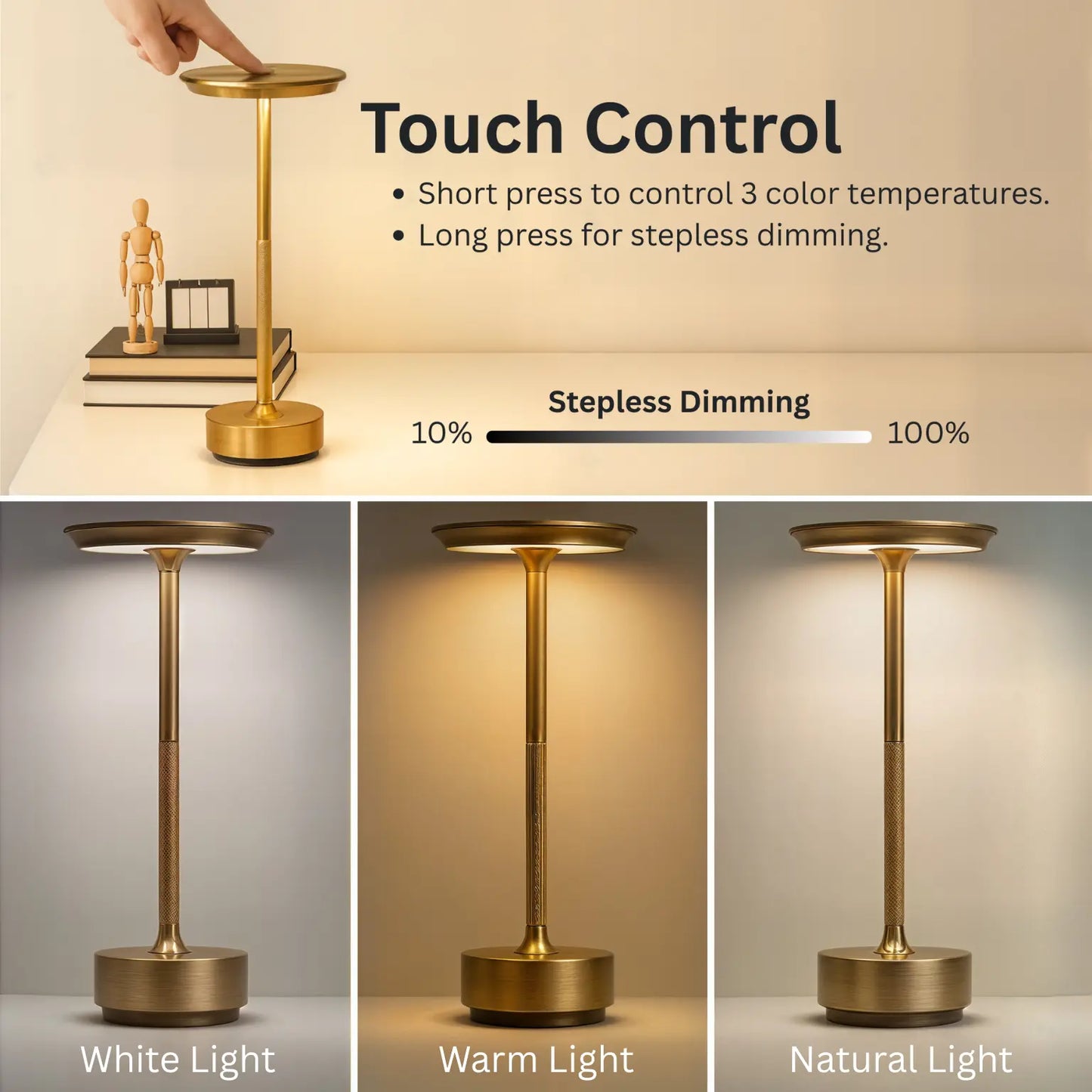 HaloDisc - Cordless Table Lamp
