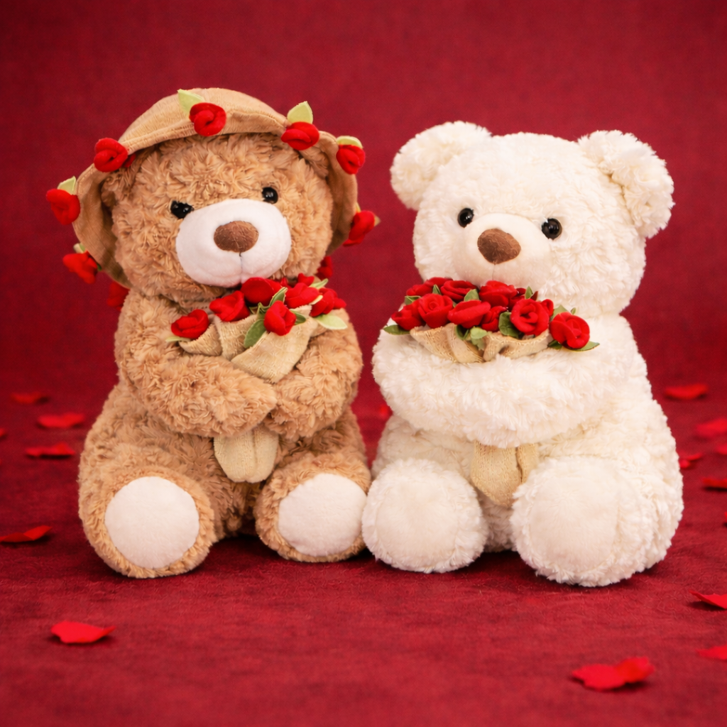 2-in-1 Teddy Bouquet Keepsake