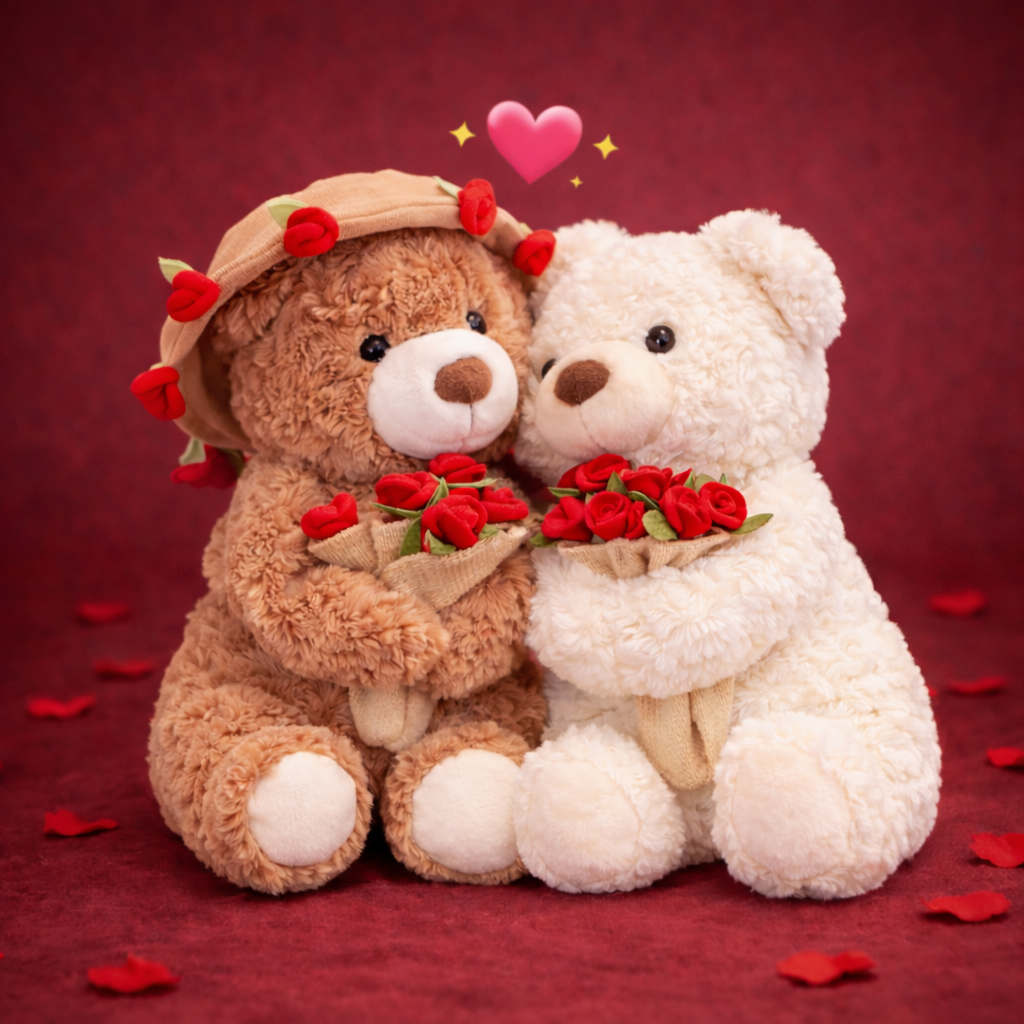 2-in-1 Teddy Bouquet Keepsake