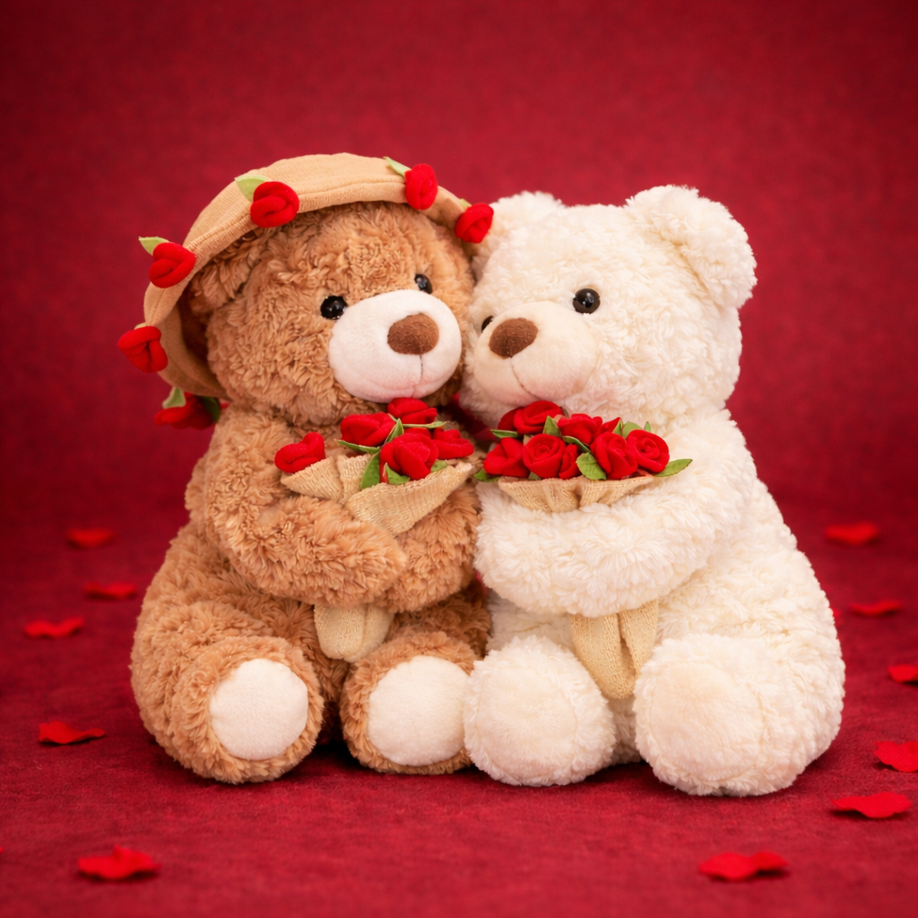 2-in-1 Teddy Bouquet Keepsake