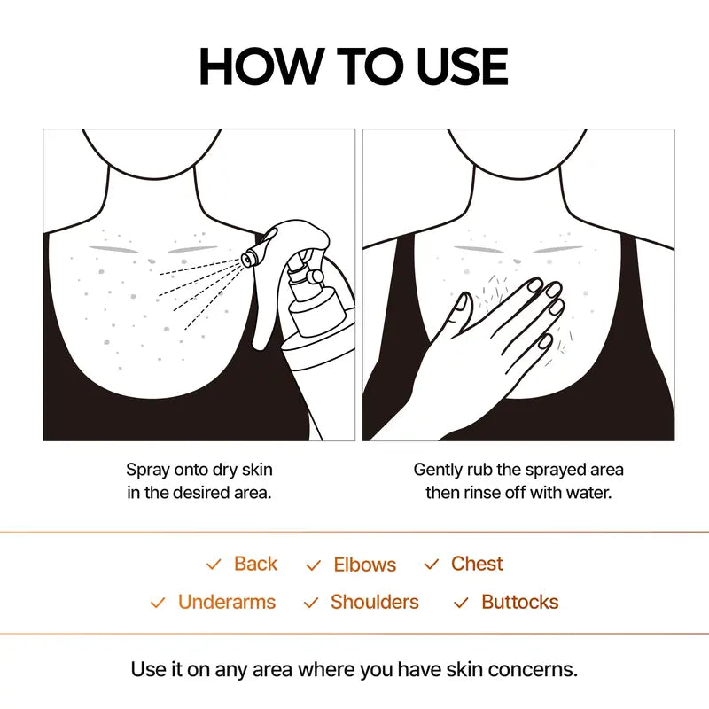 Exfoliating Keratin Kojic Turmeric Spray