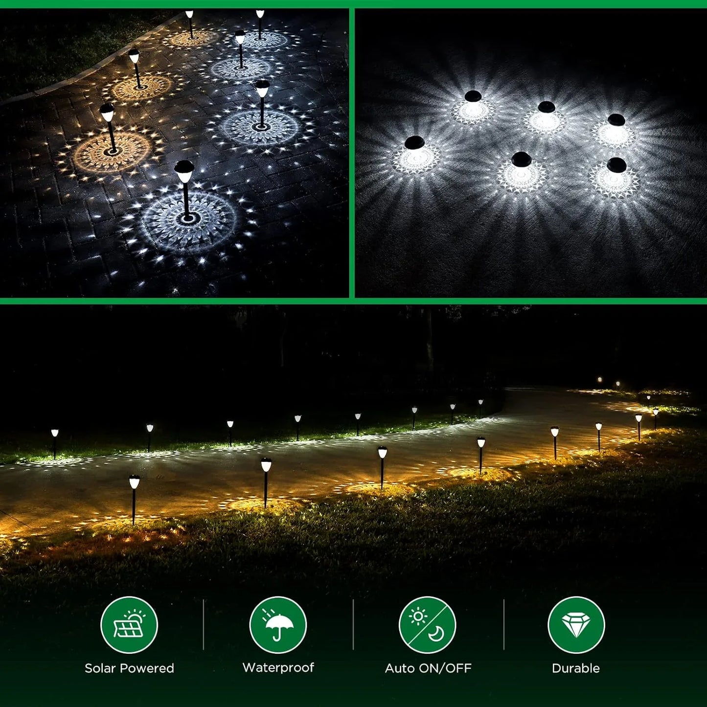 Mandala Path Lights (Set Of 8)