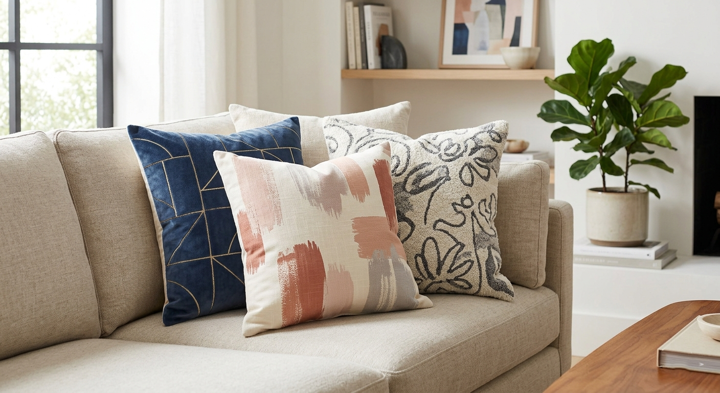 SilkBloom Pillow Cover Set