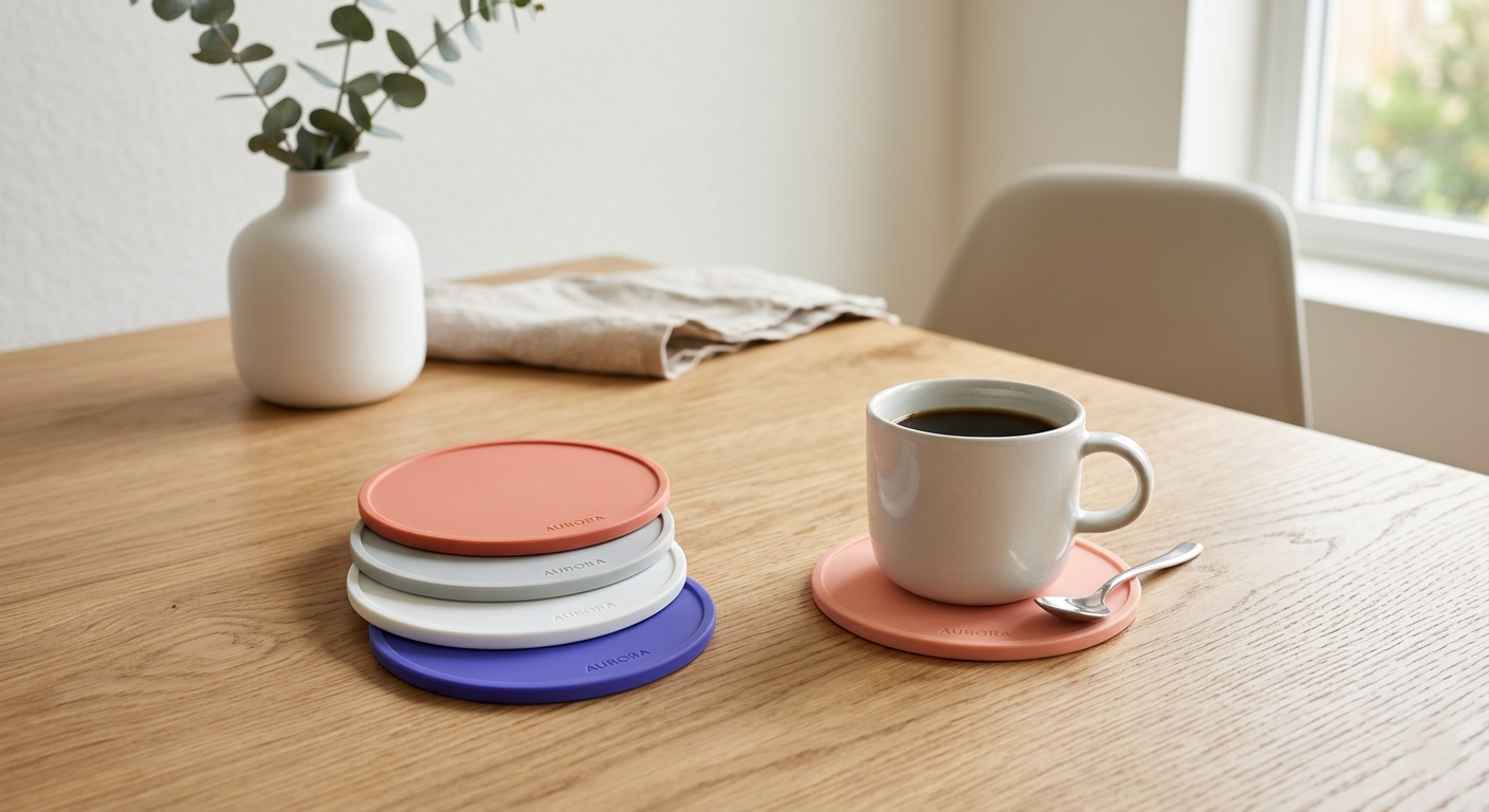 CozyCup Silicone Coaster Set
