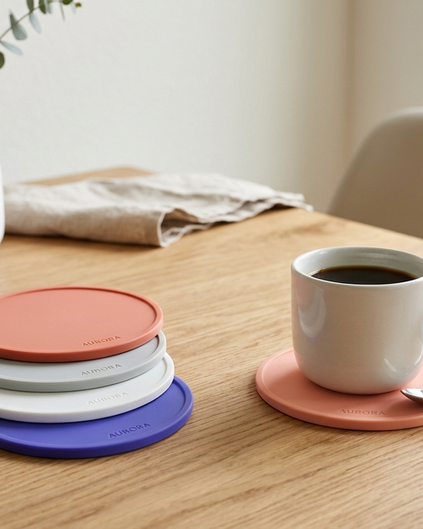 CozyCup Silicone Coaster Set