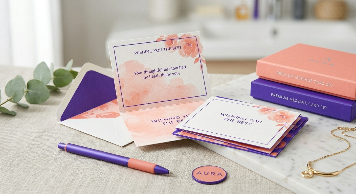 Memory Note Message Cards
