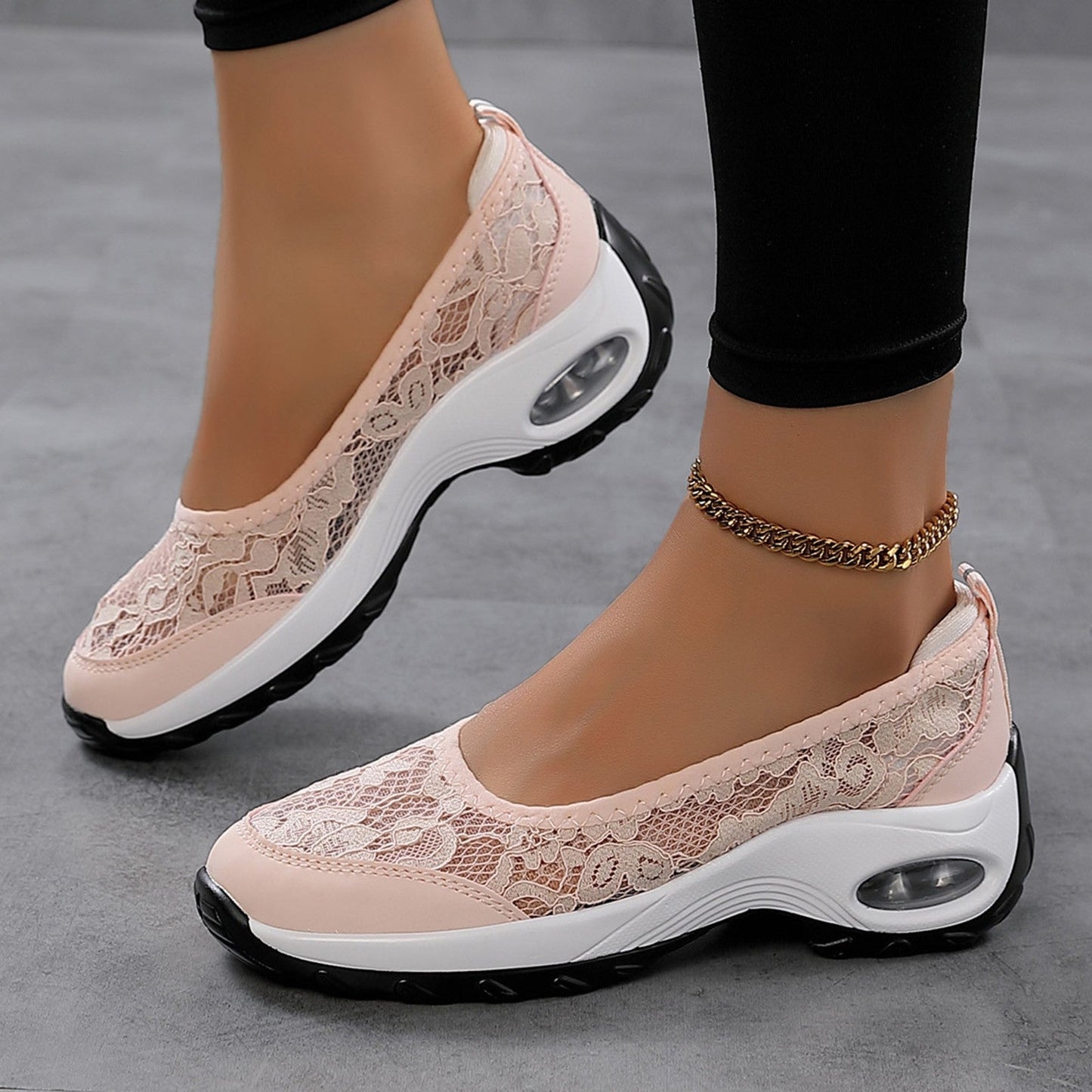 BreezyLift™ Mesh Wedge Shoes